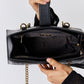 David Jones Quilted Faux Leather Handbag