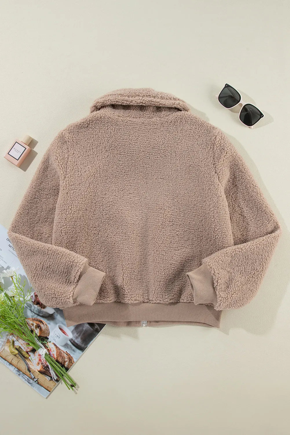Zip Up Plush Jacket