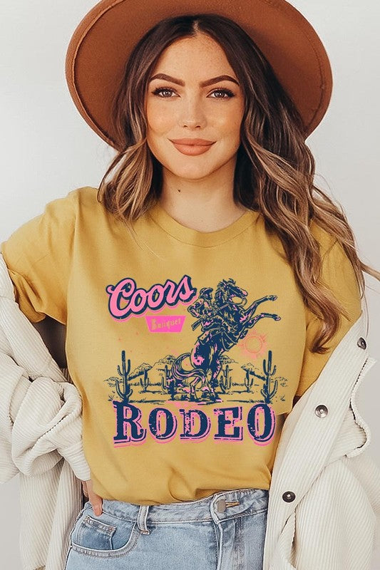 Coors Rodeo Western Graphic T-Shirt