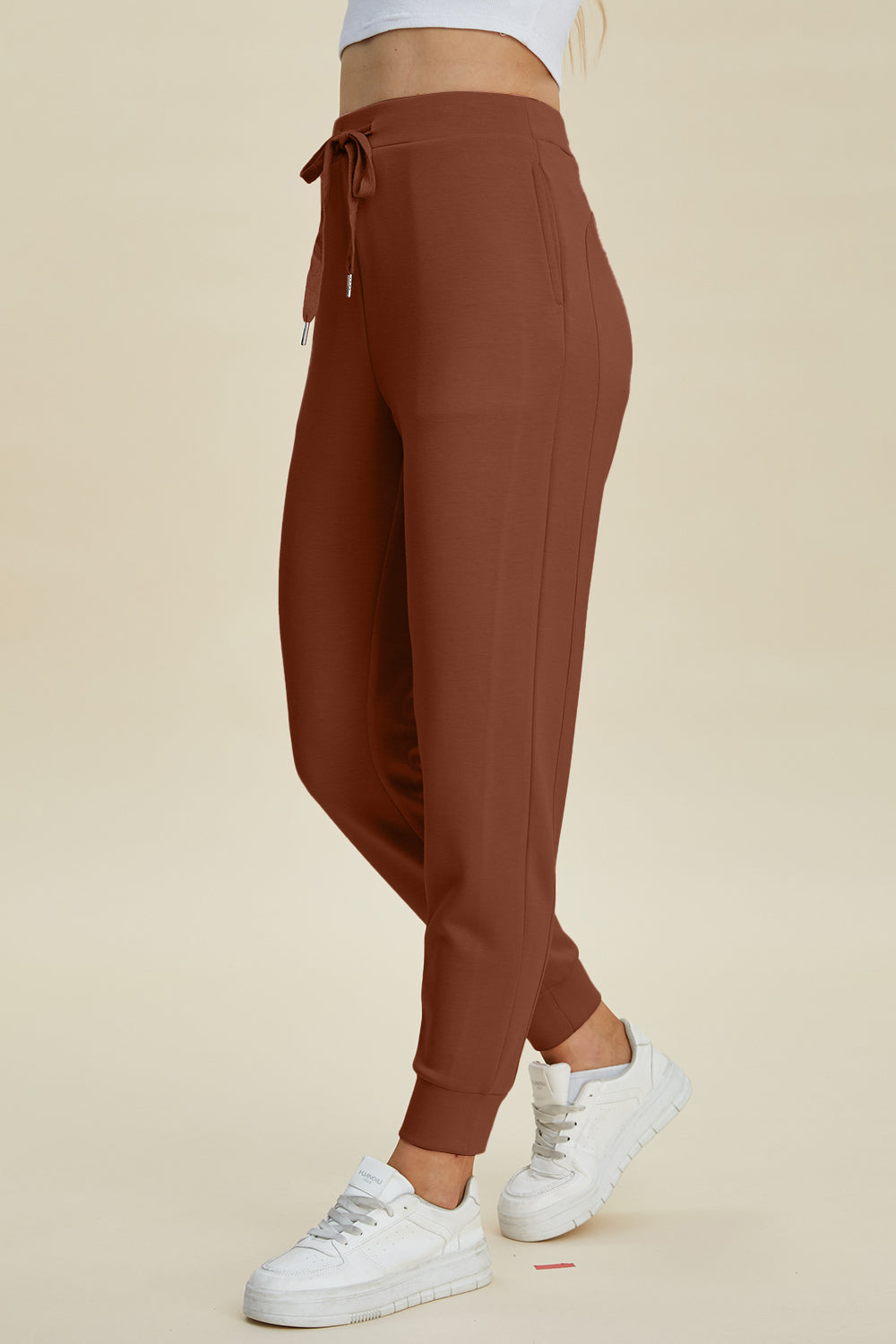 Basic Air Scuba Drawstring High Waist Joggers