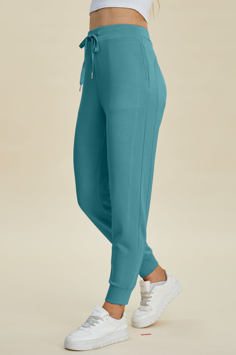 Basic Air Scuba Drawstring High Waist Joggers