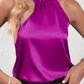 Ruched Grecian Neck Tank