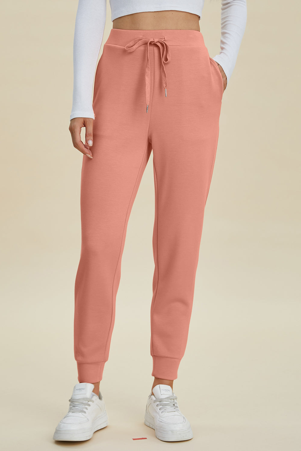 Basic Air Scuba Drawstring High Waist Joggers