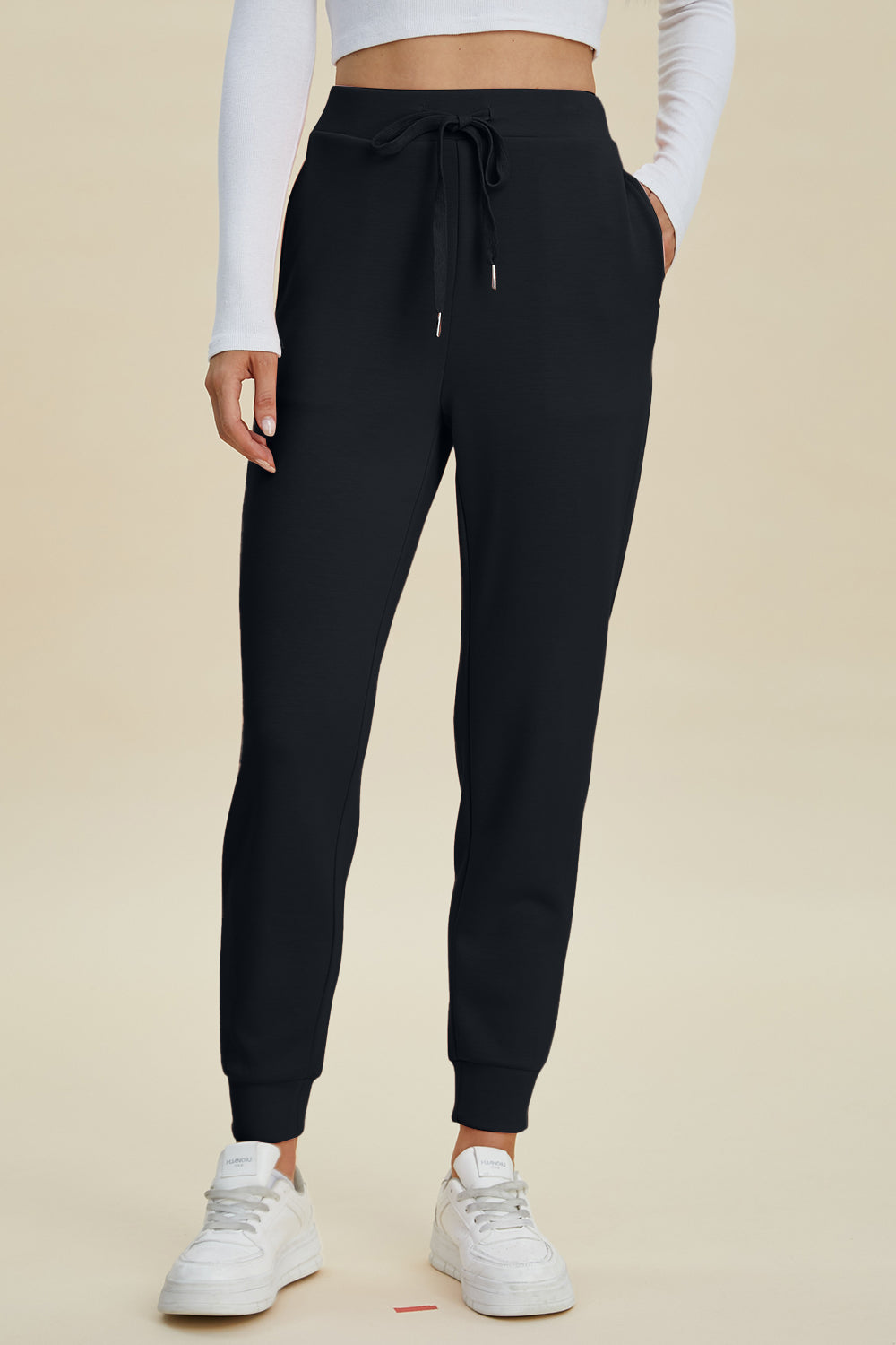Basic Air Scuba Drawstring High Waist Joggers