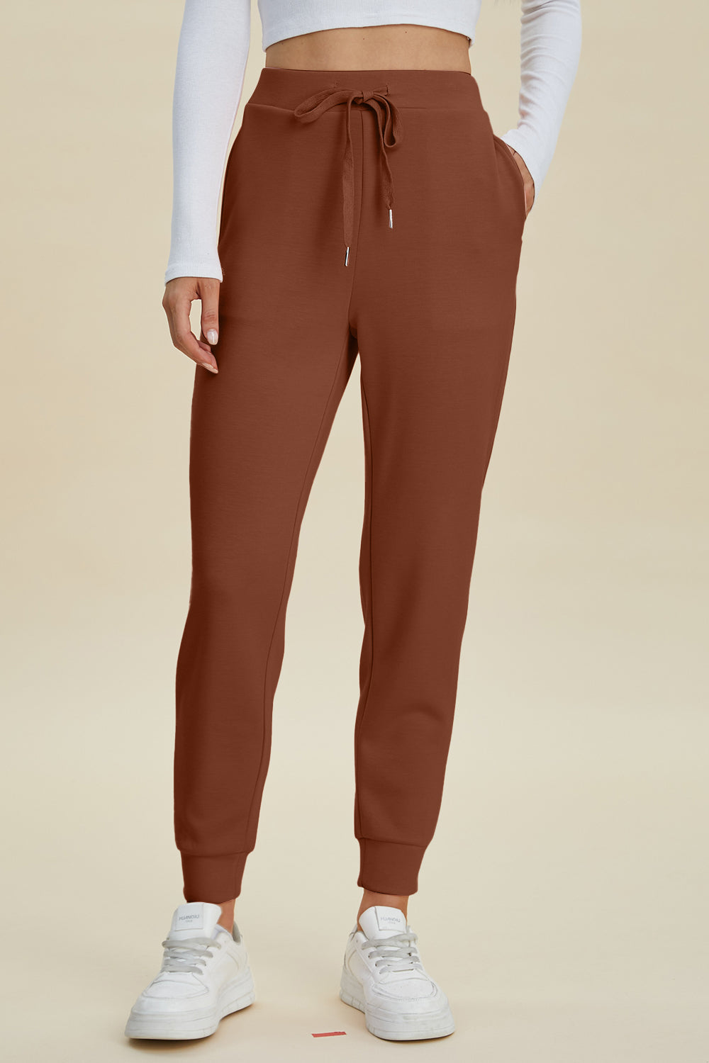 Basic Air Scuba Drawstring High Waist Joggers