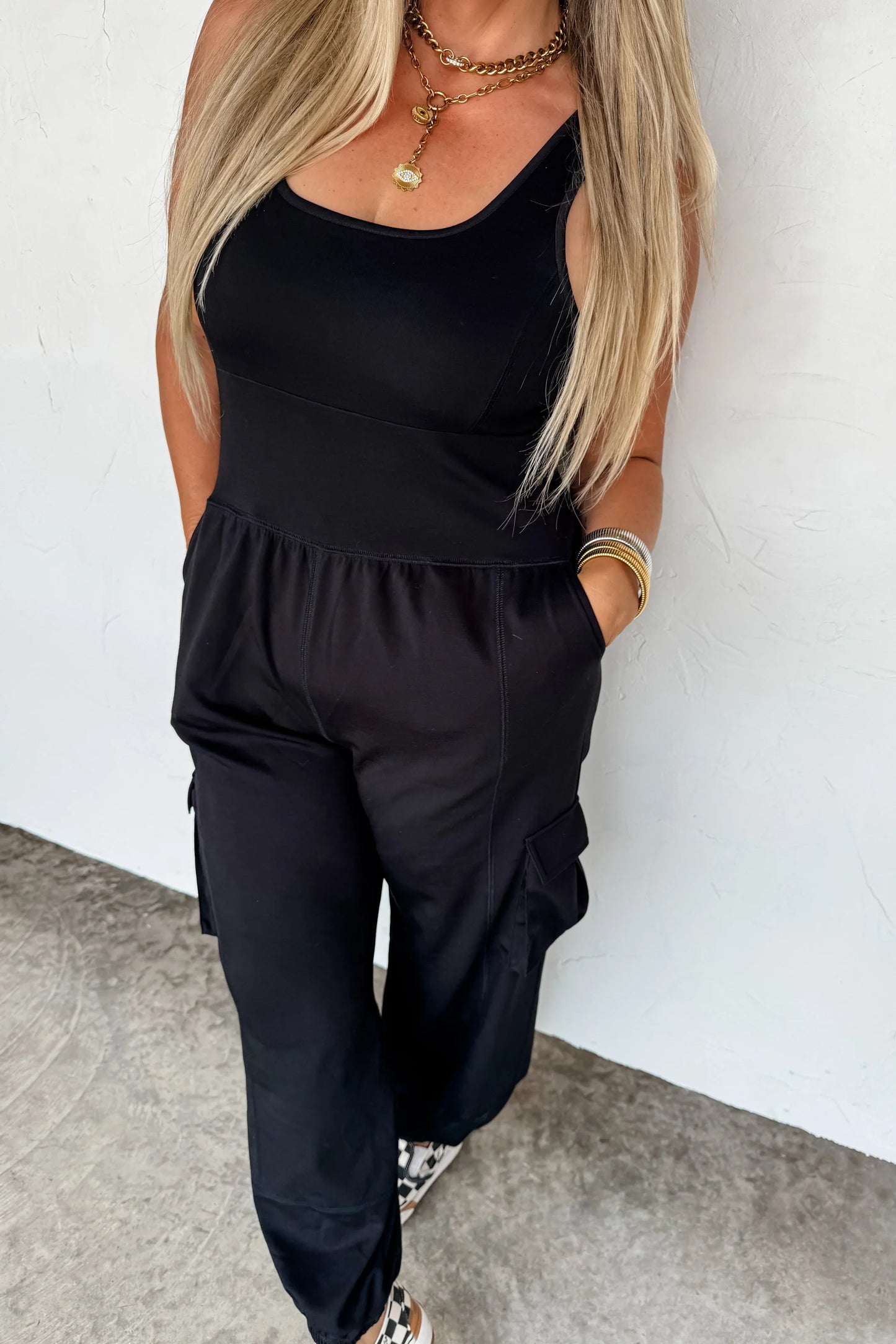 PREORDER: All Set Tank Romper Scuba Material