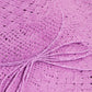 Fame Light Purple Straw Braided Sun Hat