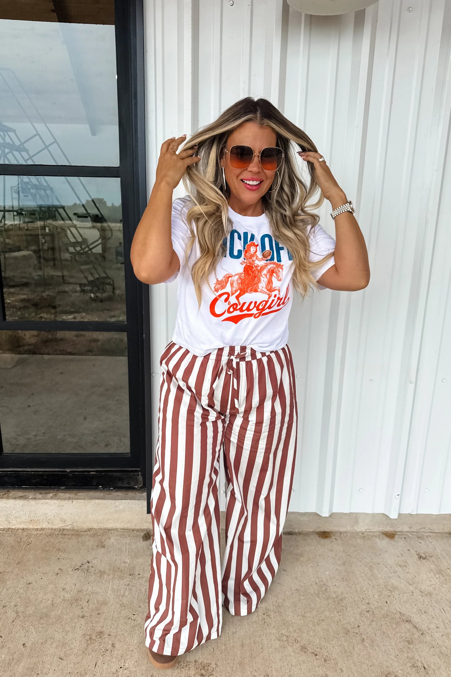 PREORDER: Kickoff Cowgirl Gameday Graphic Tee