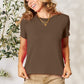 Basic Round Neck Short Sleeve T-Shirt