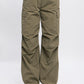 Loose Fit Parachute Cargo Pants