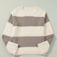Color Block Striped Sweater