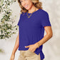 Basic Round Neck Short Sleeve T-Shirt