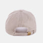 Washed Embroidered City Baseball Cap
