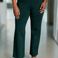 Magic Straight Pants in Hunter Green