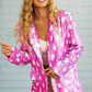 Star Pattern Sequin Blazer