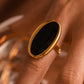 Stainless Steel Oil Drip Elliptical Open Ring