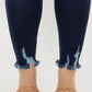 Kancan Cat's Whiskers Raw Hem High Waist Jeans