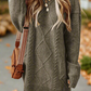 Cable-Knit Sweater Dress