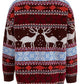 Moose Holiday Dropped Shoulder Sweater