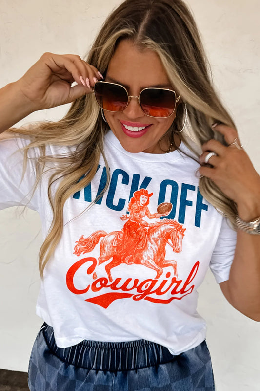 PREORDER: Kickoff Cowgirl Gameday Graphic Tee
