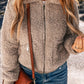 Zip Up Plush Jacket