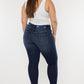 Kancan Cat's Whiskers Raw Hem High Waist Jeans
