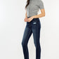 Kancan Cat's Whiskers Raw Hem High Waist Jeans
