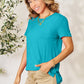 Basic Round Neck Short Sleeve T-Shirt