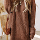 Cable-Knit Sweater Dress