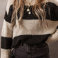 Color Block Striped Sweater