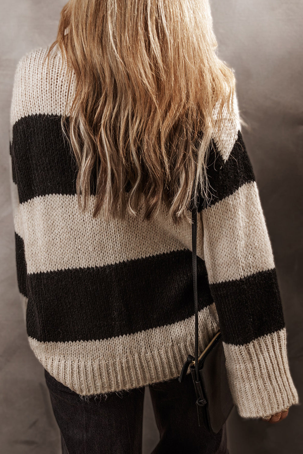 Color Block Striped Sweater