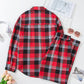 Plaid Long Sleeve Top and Pants Pajama Set