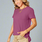 Basic Round Neck Short Sleeve T-Shirt