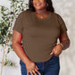 Basic Round Neck Short Sleeve T-Shirt