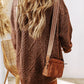 Cable-Knit Sweater Dress