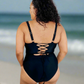 Barcelona Lace Up One Piece Swimsuit