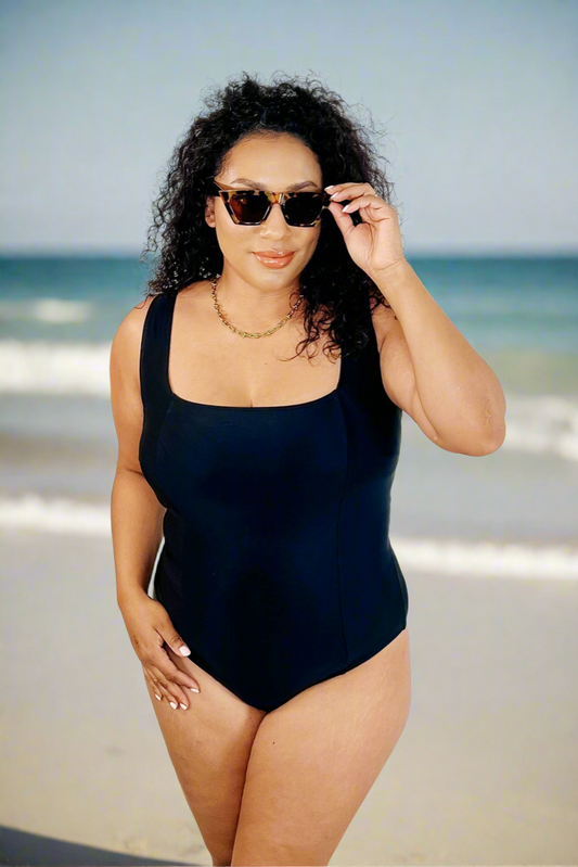 Barcelona Lace Up One Piece Swimsuit