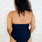 Palma Mesh Detail Halter Swimsuit