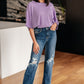 High Rise 90's Straight Jeans in Dark Wash by Judy Blue