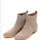 Leonor Suede Ankle Boot in Taupe