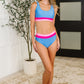 Venice Color Block Bikini Top