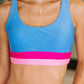Venice Color Block Bikini Top