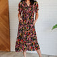 Wildflower V-Neck Button Up Dress