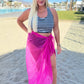 Wrapped In Summer Versatile Swim Cover in Pink