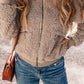 Zip Up Plush Jacket