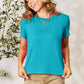 Basic Round Neck Short Sleeve T-Shirt