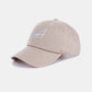 Washed Embroidered City Baseball Cap