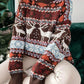 Moose Holiday Dropped Shoulder Sweater