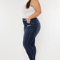 Kancan Cat's Whiskers Raw Hem High Waist Jeans