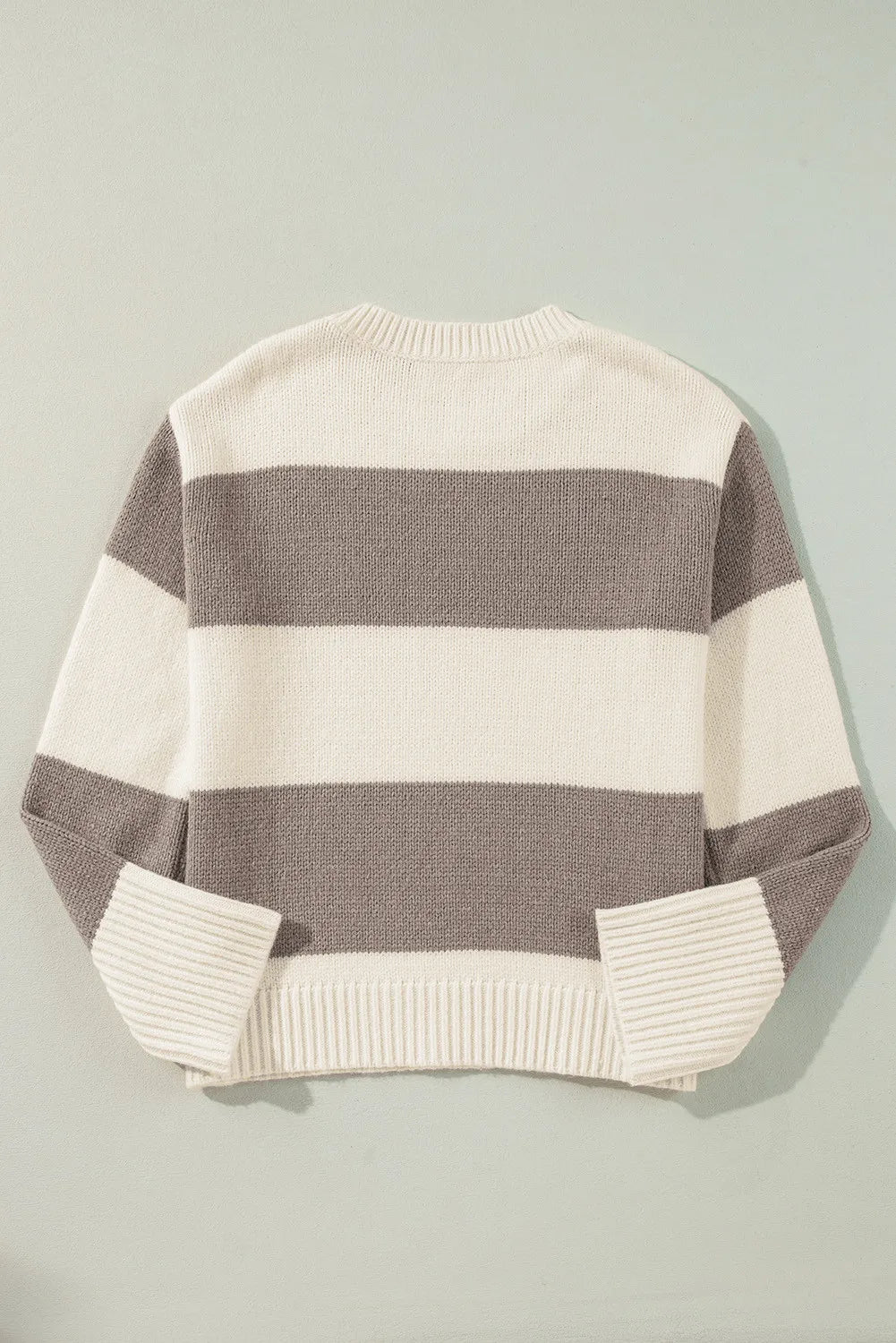 Color Block Striped Sweater
